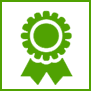 Ausgezeichnet Icon: Auszeichnung