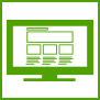 Kostengünstiger Online-Handel Icon: Online