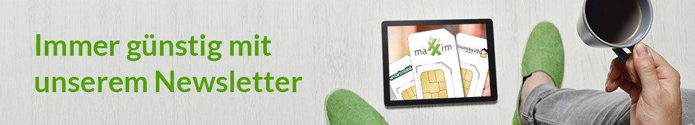 Zum Newsletter anmelden Immer günstig mit unserem Newsletter