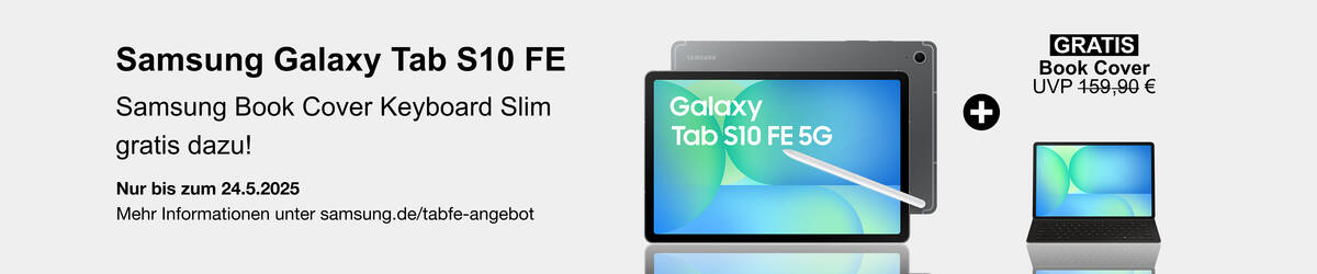Samsung Galaxy Tab S10 FE & Samsung Book Cover Keyboard Slim