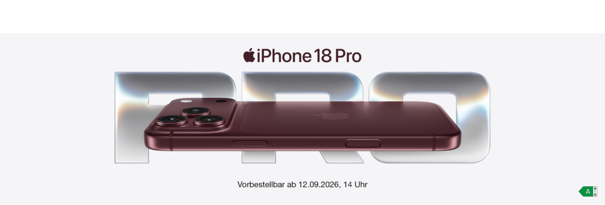 iPhone 18 Pro vorbestellbar ab 12.09.2026 14 Uhr